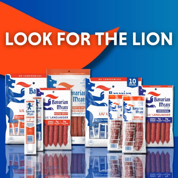 Bavarian Meats Lil' Landjaeger Meat Sticks, Smoked Sausage P...