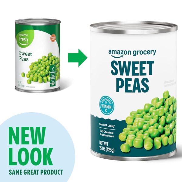 Amazon Grocery, Sweet Peas, 15 Oz (Previously Amazon Fresh, ...