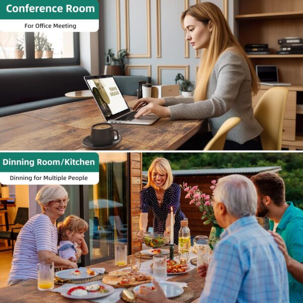 YITAHOME 70.8" Large Kitchen Dining Room Table for 6-8 Peopl...