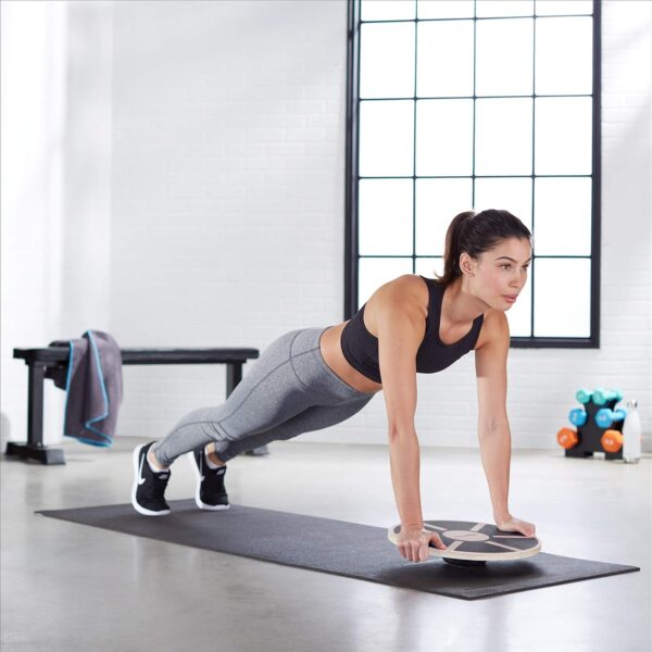 Amazon Basics Wood Wobble Balance Trainer Board
