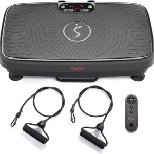 Sunny Health & Fitness Vibration Plate Exercise Machine, Ful...