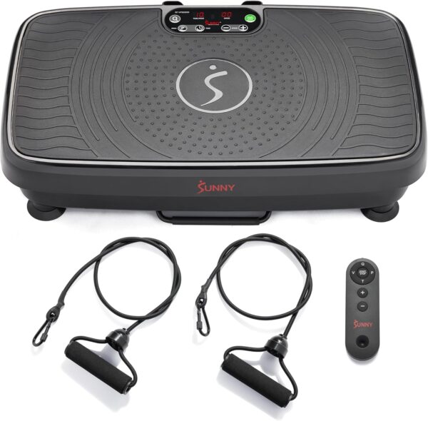 Sunny Health & Fitness Vibration Plate Exercise Machine, Ful...
