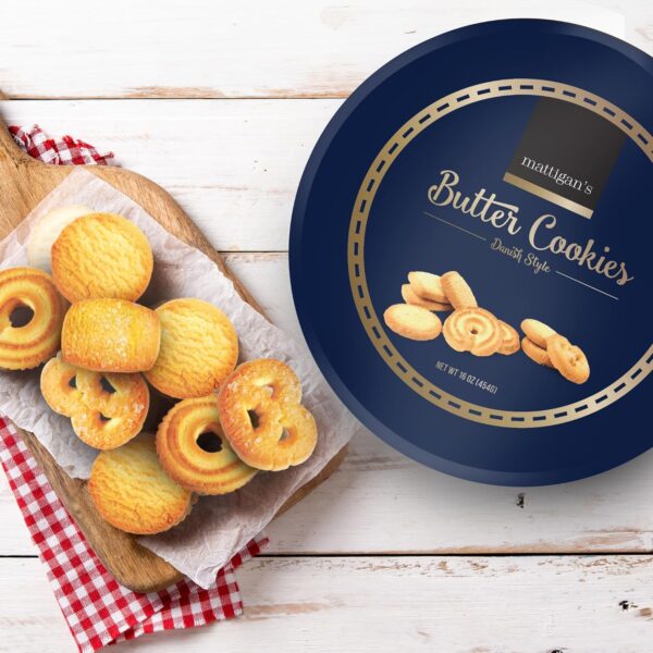 Mattigan's Butter Cookies Traditional Danish Style Cookie As...