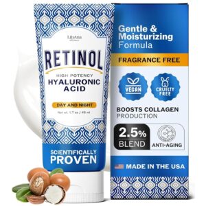 LilyAna Naturals Anti Aging Retinol Face Cream for Women – W...