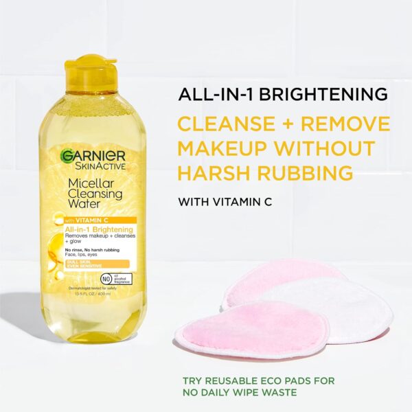 Garnier Micellar Water with Vitamin C, Facial Cleanser & Mak...