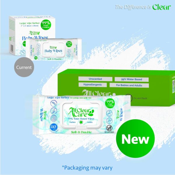 Baby Wipes, Unscented Wipes for Sensitive Skin, Large Soft D...