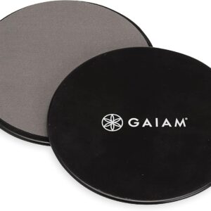 Gaiam Core Sliding Discs - Dual Sided Workout Sliders for Ca...