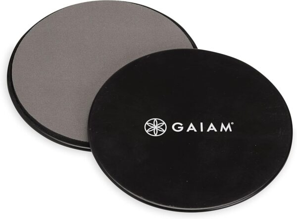 Gaiam Core Sliding Discs - Dual Sided Workout Sliders for Ca...