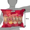 Popcornopolis Gourmet Popcorn Cone Variety Pack – Zebra, Che...