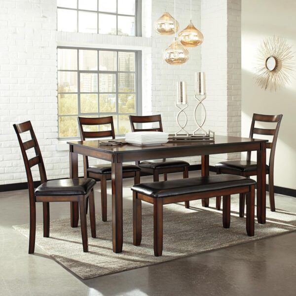 Signature Design by Ashley Coviar 6 Piece Dining Set, Includ...