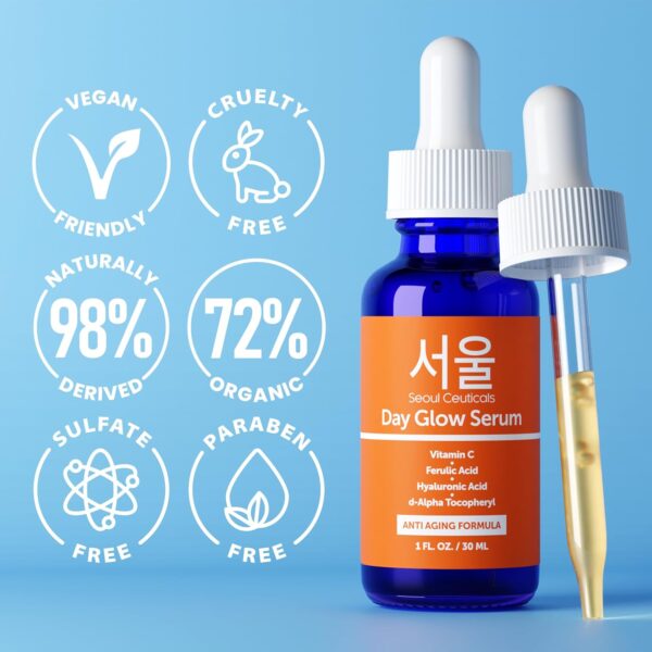 SeoulCeuticals Korean Skin Care 20% Vitamin C Hyaluronic Aci...
