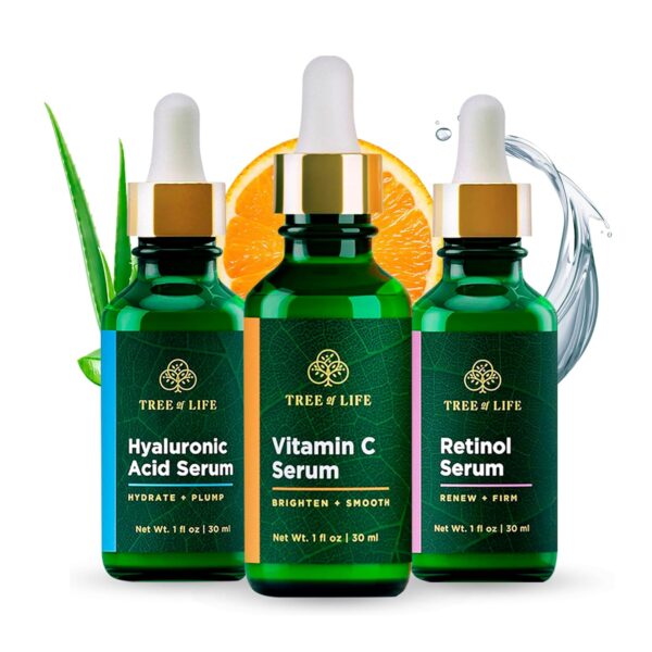 Tree of Life Beauty Facial Skin Care Set, Brightening, Firmi...