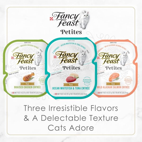 Purina Fancy Feast Gourmet Wet Cat Food Variety Pack, Petite...