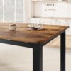 GarveeHome Industrial Dining Table for 6-8 People, 78.7 Inch...