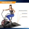 Marcy Fitness Equipment Mat and Floor Protector Compatible f...