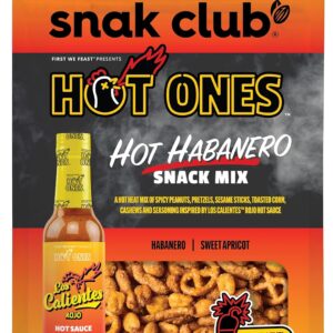 Snak Club x Hot Ones Hot Habanero Snack Mix, Spicy Snacks wi...