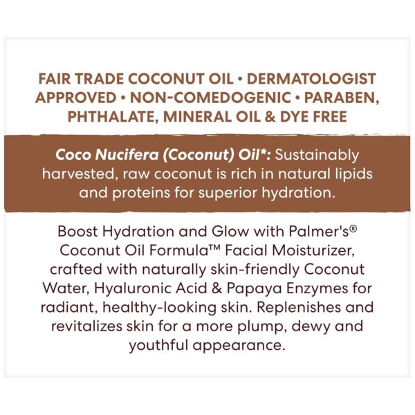 Palmer’s Coconut Oil Formula Coconut Water Face Moisturizer,...