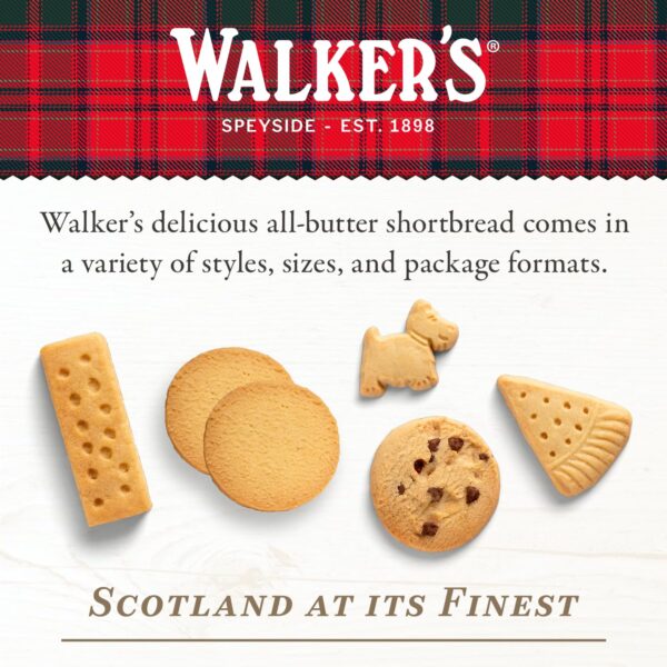 Walker’s All-Butter Mini Scottie Dog Shaped Shortbread - 51-...