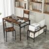 Giantex Dining Table Set for 4, Kitchen Table with Chairs & ...