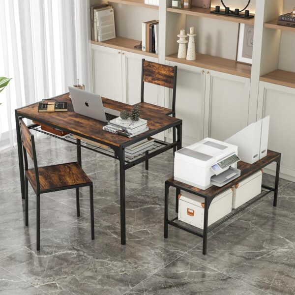Giantex Dining Table Set for 4, Kitchen Table with Chairs & ...