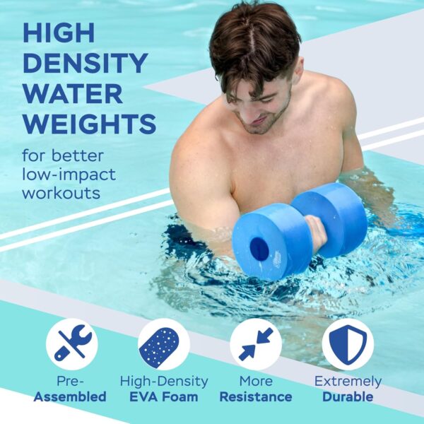Sunlite Sports Water Workout Combo Set, High Density Water W...