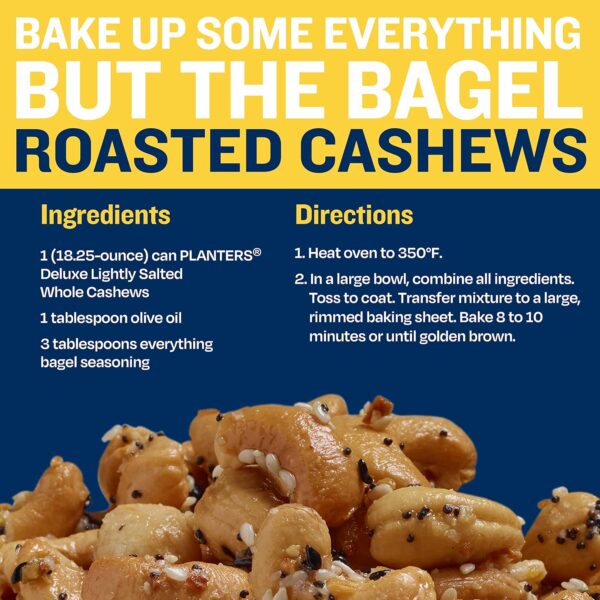 PLANTERS Deluxe Lightly Salted Cashews, Party Snacks, Plant-...