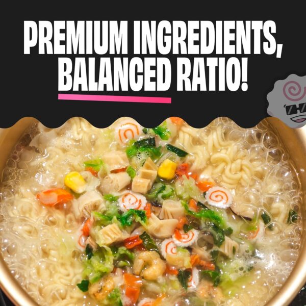 The Ramen Bae - Classic Seafood and Vegetables MIx, Dried Ra...