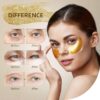 Under Eye Patches (30 Pairs), 24K Gold Under Eye Mask for Pu...