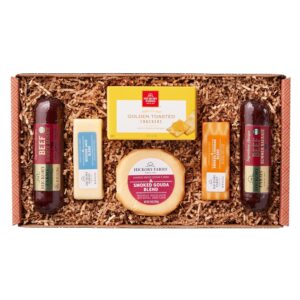 Hickory Farms Signature Beef Meat and Cheese Gift Basket (Me...