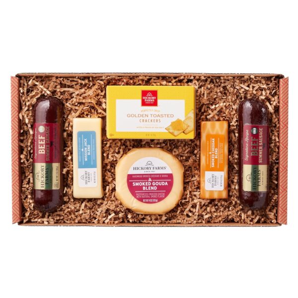 Hickory Farms Signature Beef Meat and Cheese Gift Basket (Me...