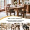 Non Slip Chair Cushions for Dining Chairs Set of 4 Kitchen C...