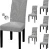 Easy-Going 100% Waterproof Dining Room Chair Cover Set of 6,...
