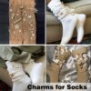 zgiraloca Charms for Socks Shoes,60pcs Bling Brooches and Sa...
