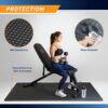 Marcy EVA Foam Interlocking Flooring Mat High Density Non-Sl...