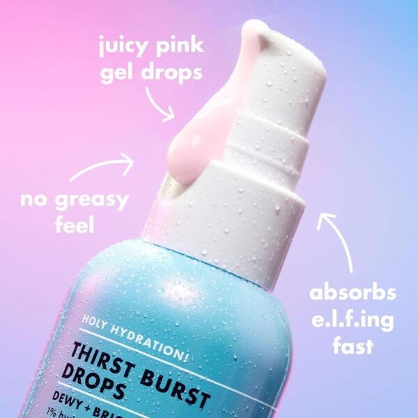 e.l.f. SKIN Holy Hydration! Thirst Burst Drops, Serum For A ...