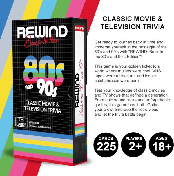 Mojo Games, Rewind - Back to The 80's and 90's Movie and TV ...