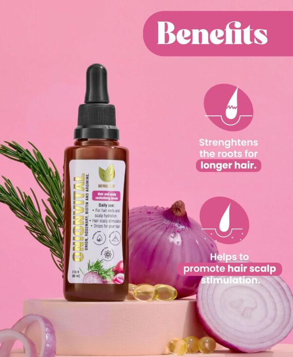 Onionvital Hair Serum with Onion, Rosemary, Biotin & Arginin...