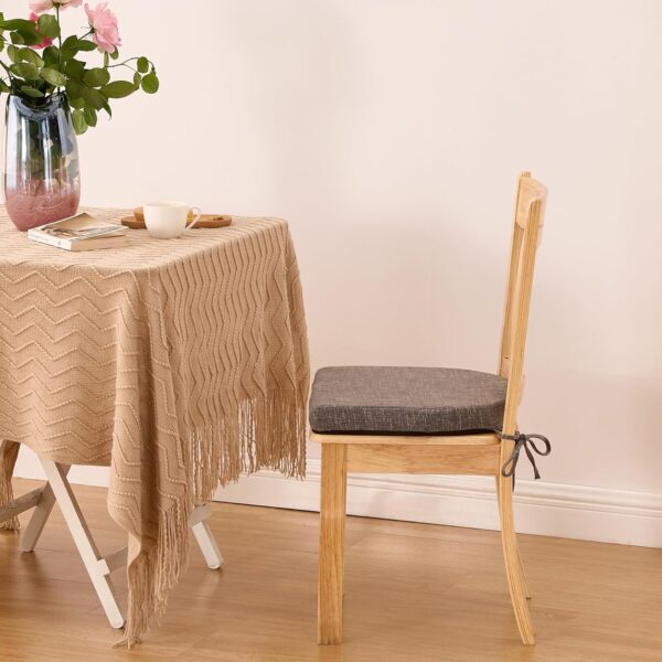 Chair Cushions for Dining Chairs with Ties and Removable Cov...