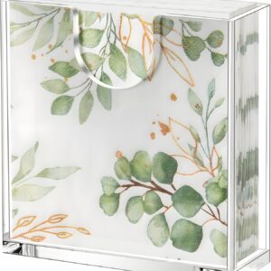 Clear Acrylic Napkin Holder for Table, Elegant Non-Slip Gues...