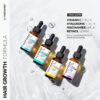 Vitamin C Serum Skin Care 4-Piece Set: Includes Retinol, Hya...