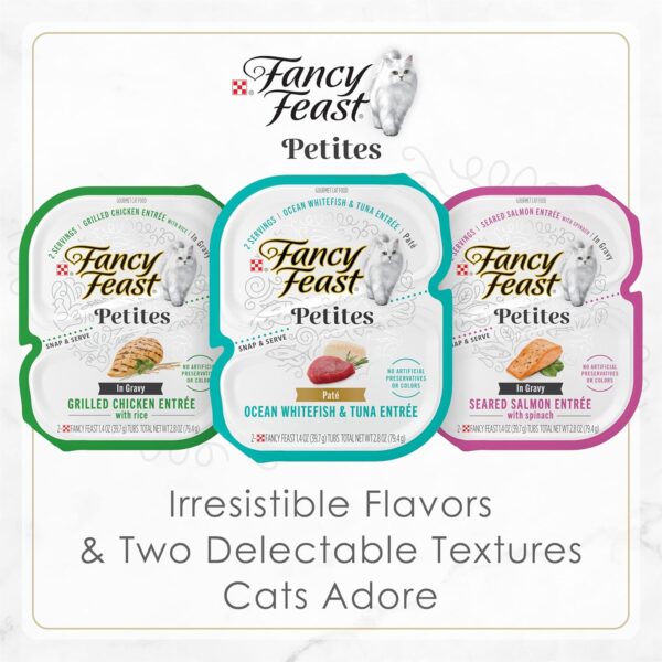 Purina Fancy Feast Petites Gourmet Gravy Wet Cat Food, Petit...