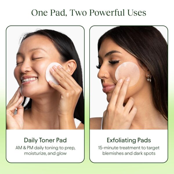 Toning Polish Pads - Korean Skincare for Dark Spots, Wrinkle...