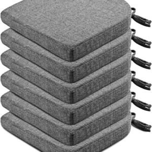 Chair Cushions for Dining Chairs 6 Pack - Kitchen Chair Cush...