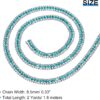 uxcell 2 Yards 3 Rows Rhinestone Chain, 8.5mm Bling Crystal ...