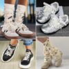 72 Pcs Sneaker Charms, Shoelace Charms For Sneakers, Pearl R...