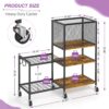 5 Tier Dumbbell Rack, Yoga Mat Storage Holder, Home Gym Stor...
