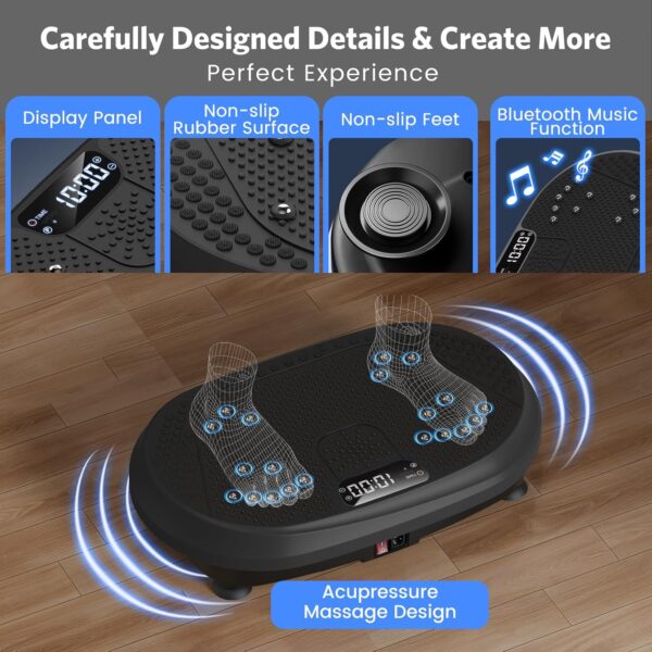 Vibration Plate Exercise Machine, Vibrating Fitness Platform...