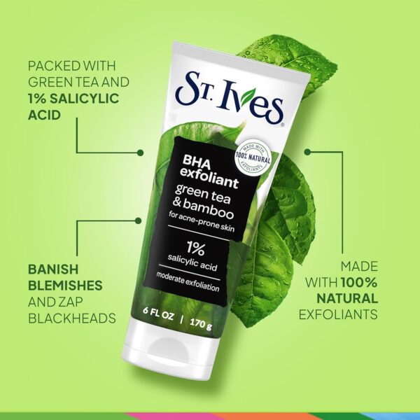 St. Ives Blackhead Clearing Face Scrub, Green Tea, 6 oz