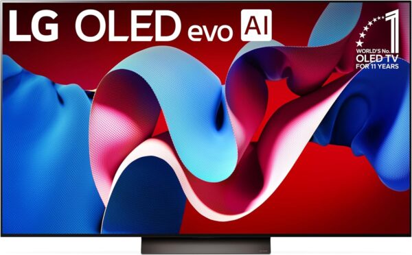 LG 65-Inch Class OLED evo C4 Series Smart TV 4K Processor Fl...