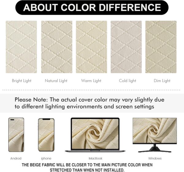 Genina Waterproof Seat Covers for Dining Room Chairs Covers ...